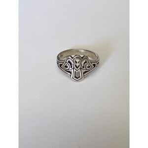 James Avery Angel Ring 5.5 Sterling Silver Retired Filigree Religious Gift